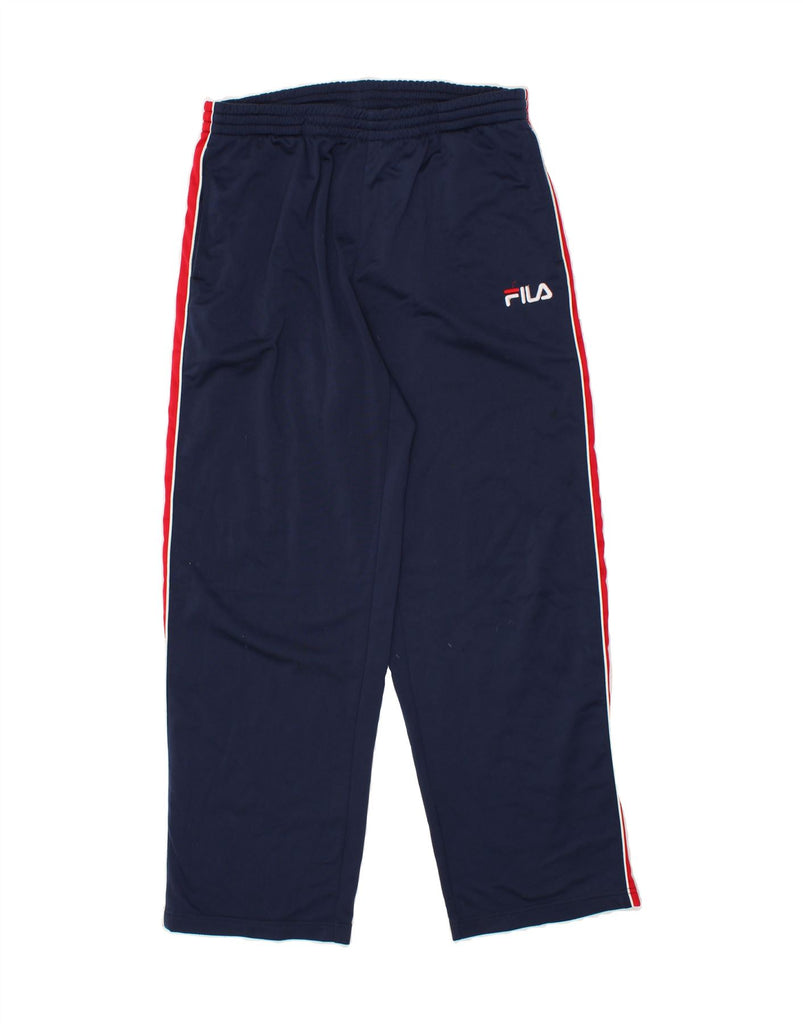 FILA Mens Tracksuit Trousers Medium Navy Blue Sports | Vintage Fila | Thrift | Second-Hand Fila | Used Clothing | Messina Hembry 