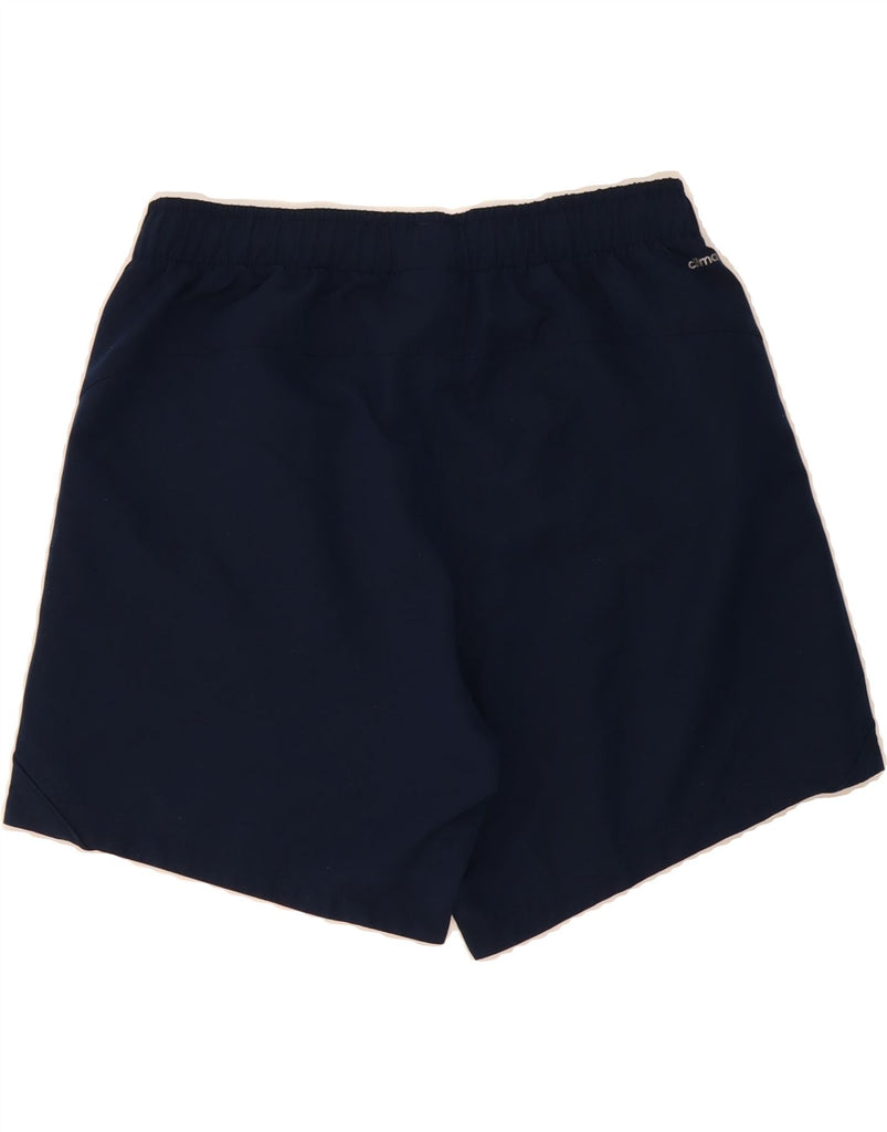 ADIDAS Mens Climalite Sport Shorts Medium  Navy Blue Polyester Vintage Adidas and Second-Hand Adidas from Messina Hembry 