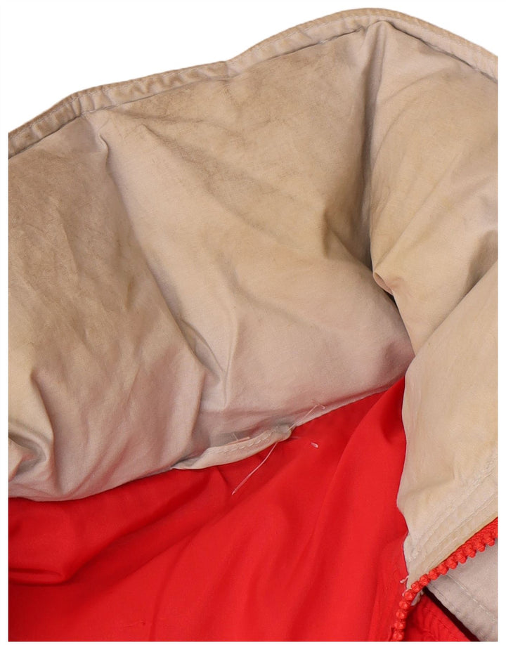 Ellesse Mens Padded Jacket UK 42 XL Red Cotton