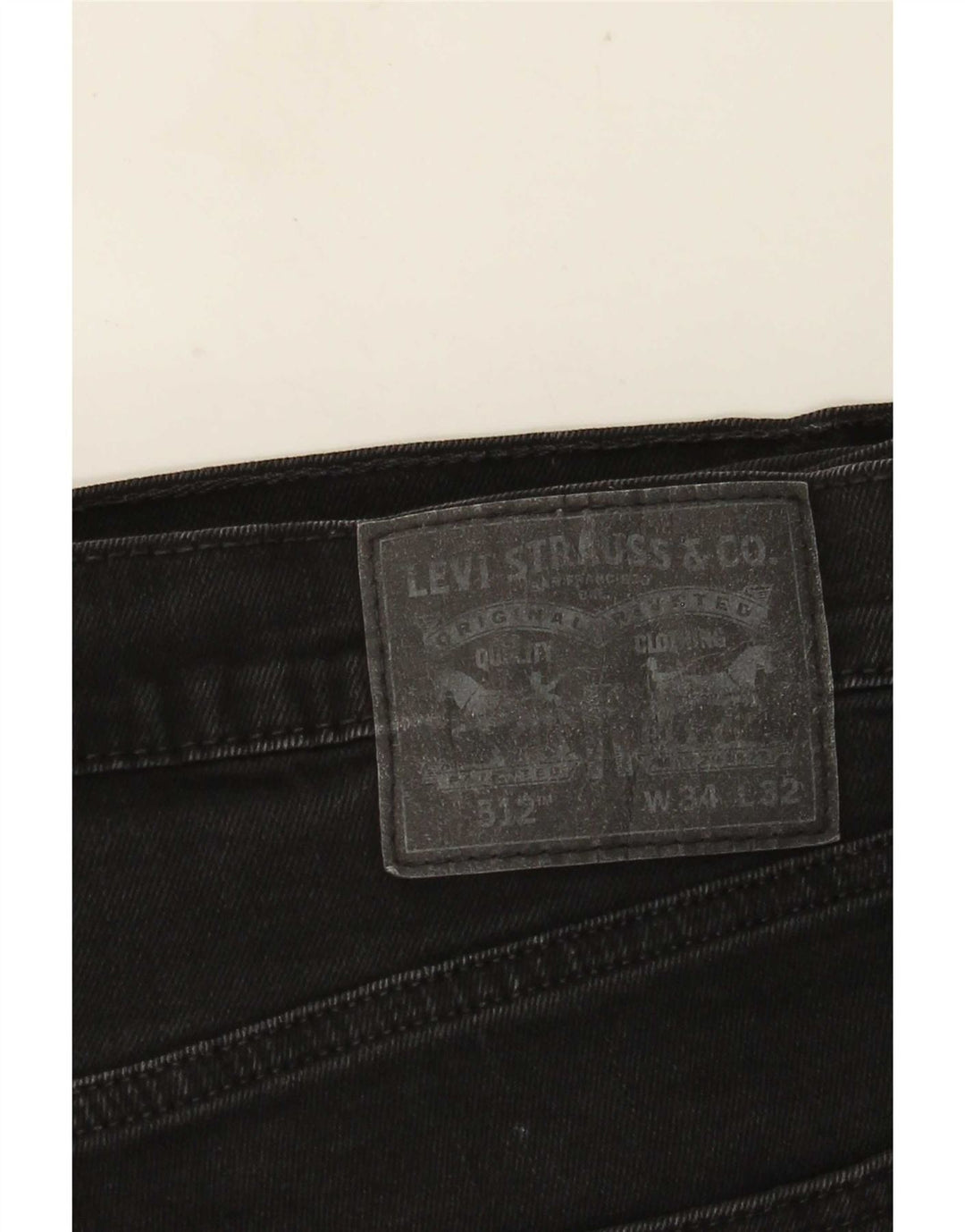 Levi's Mens 512 Slim Tapered Jeans W34 L32 Black