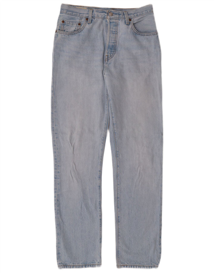 LEVI'S Womens Straight Jeans W28 L30 Blue Cotton