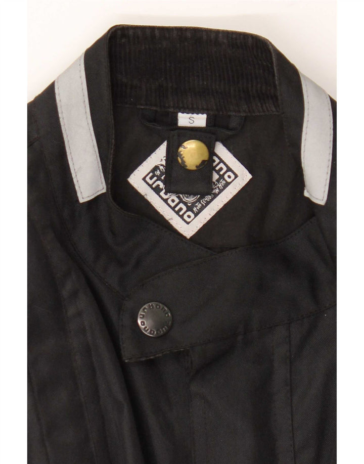 Tucano Urbano Mens Racer Jacket UK 36 Small Black Polyester