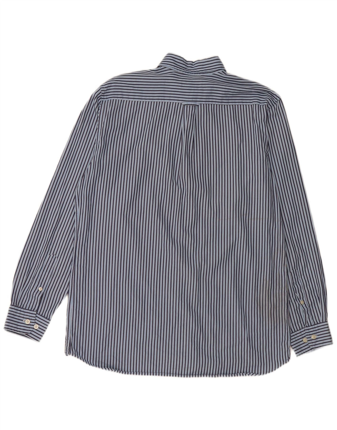 Gant Mens Regular Fit Shirt Medium Blue Pinstripe Cotton