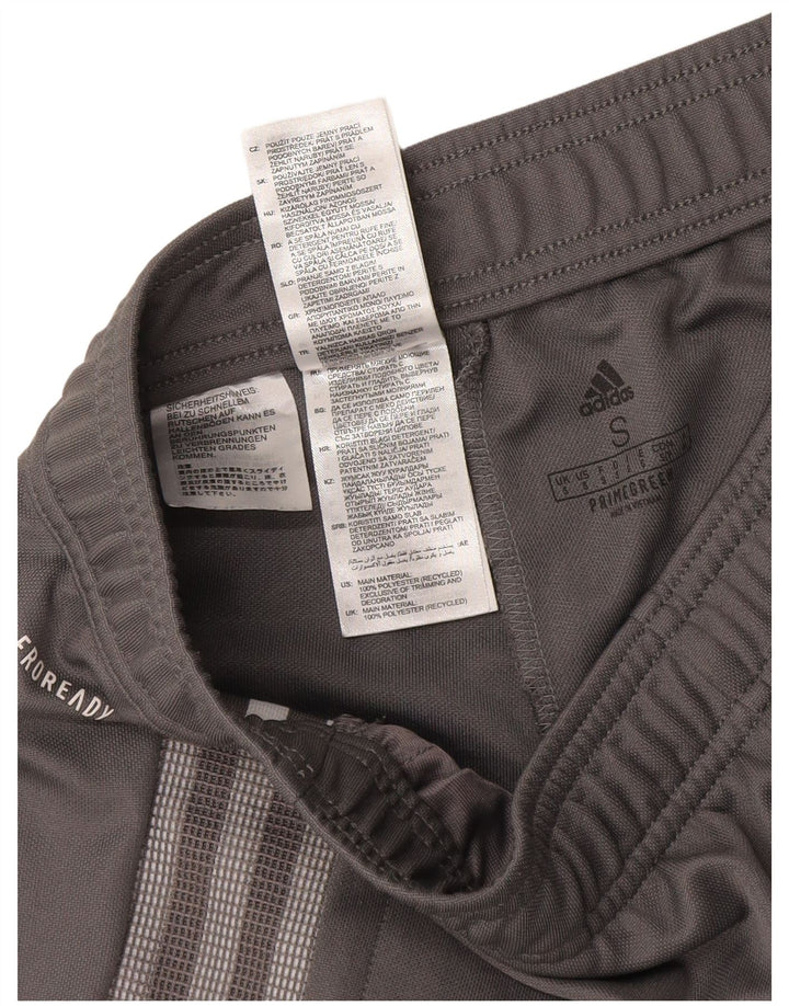 Adidas Mens Aeroready Tracksuit Trousers Small Grey Polyester