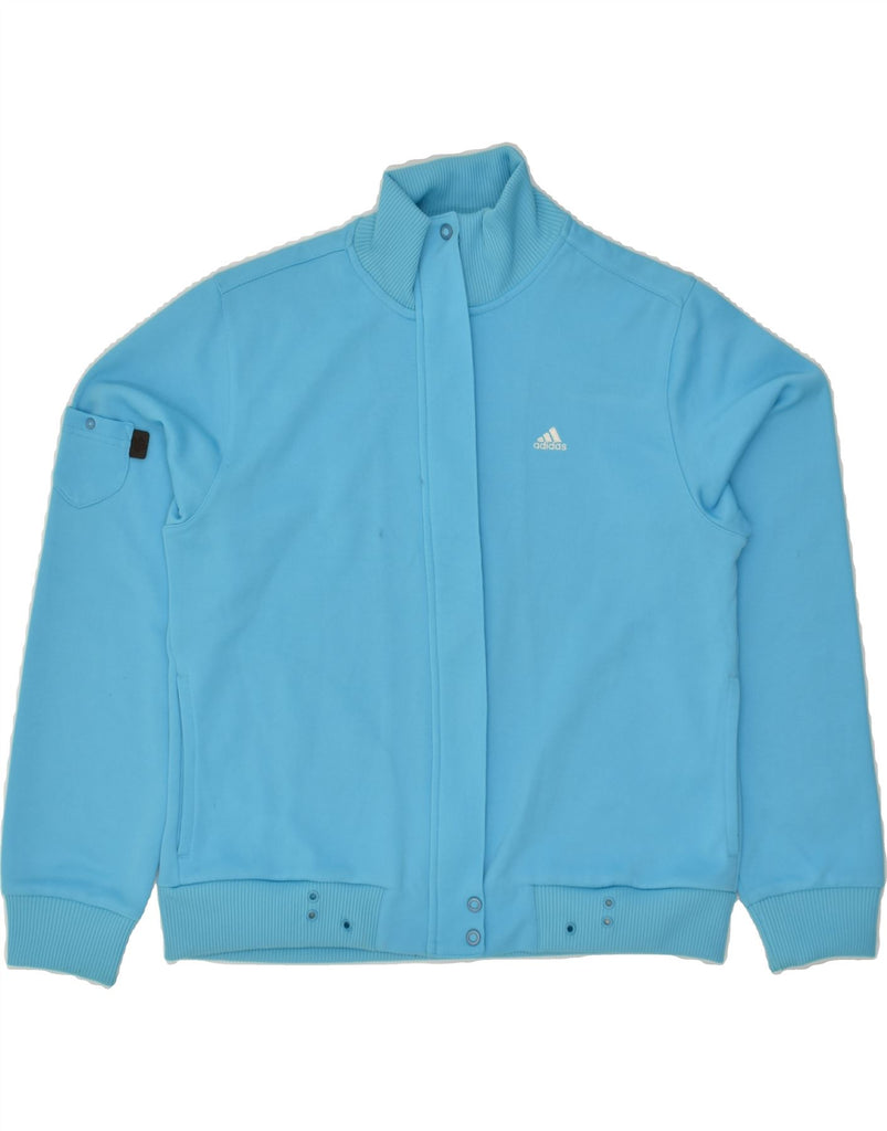 ADIDAS Womens Tracksuit Top Jacket UK 18 XL Blue Polyester | Vintage Adidas | Thrift | Second-Hand Adidas | Used Clothing | Messina Hembry 