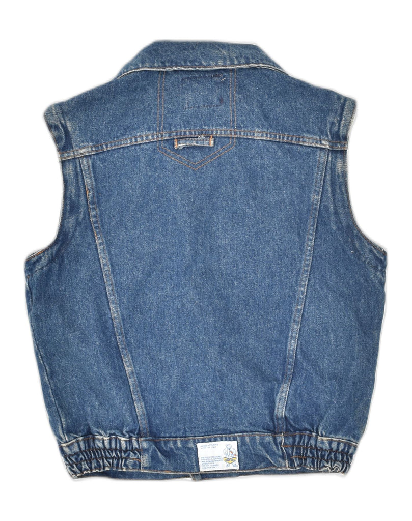 VINTAGE Womens Denim Gilet EU 38 Medium Blue Cotton | Vintage Vintage | Thrift | Second-Hand Vintage | Used Clothing | Messina Hembry 