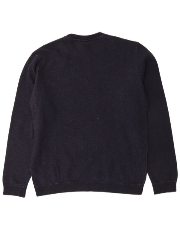 Nike Mens Sweatshirt Jumper Medium Black Cotton