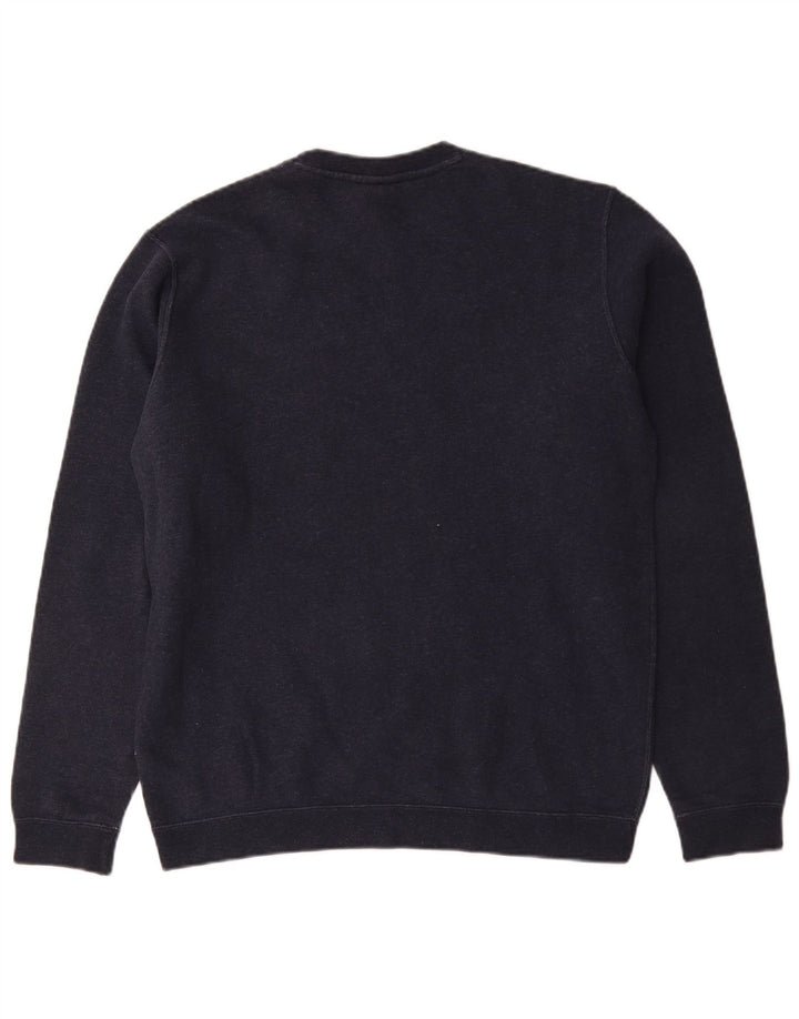 Nike Mens Sweatshirt Jumper Medium Black Cotton
