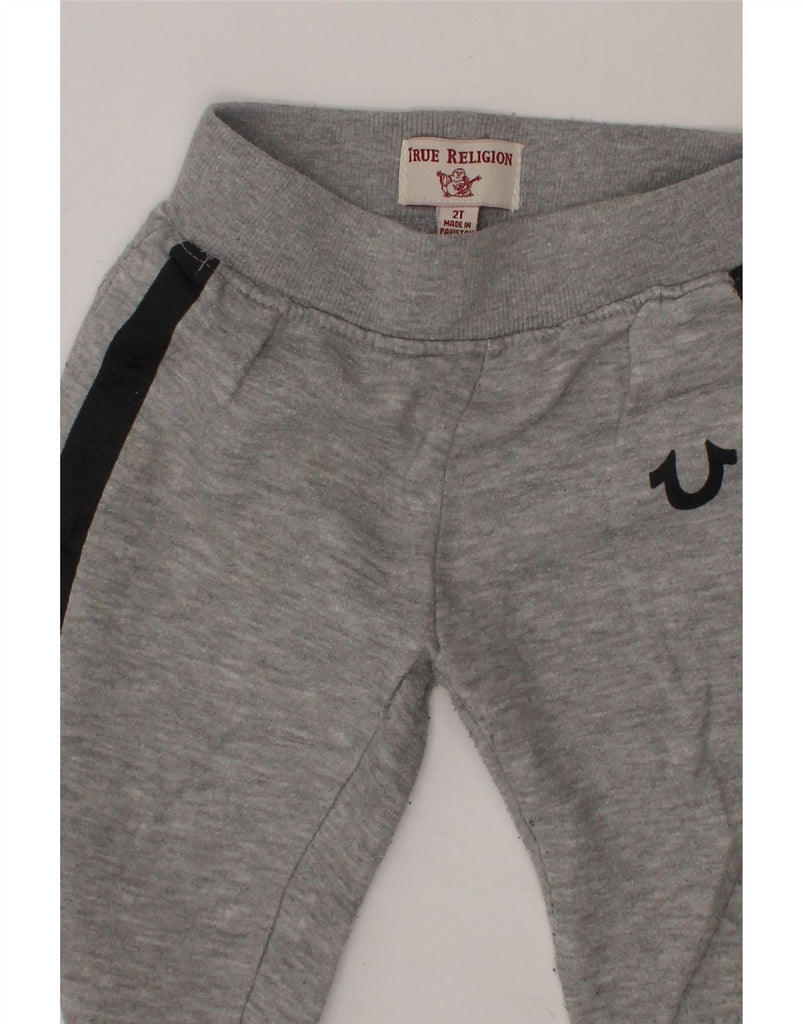 TRUE RELIGION Baby Boys Tracksuit Trousers 18-24 Months  Grey Colourblock Vintage True Religion and Second-Hand True Religion from Messina Hembry 