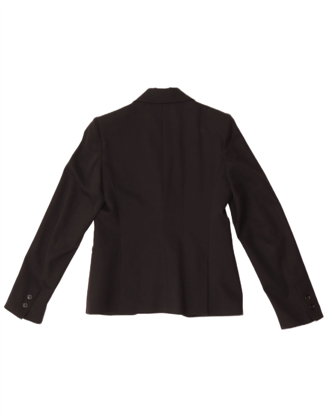 New York Industrie Womens 1 Button Blazer Jacket EU 40 Medium Black Wool