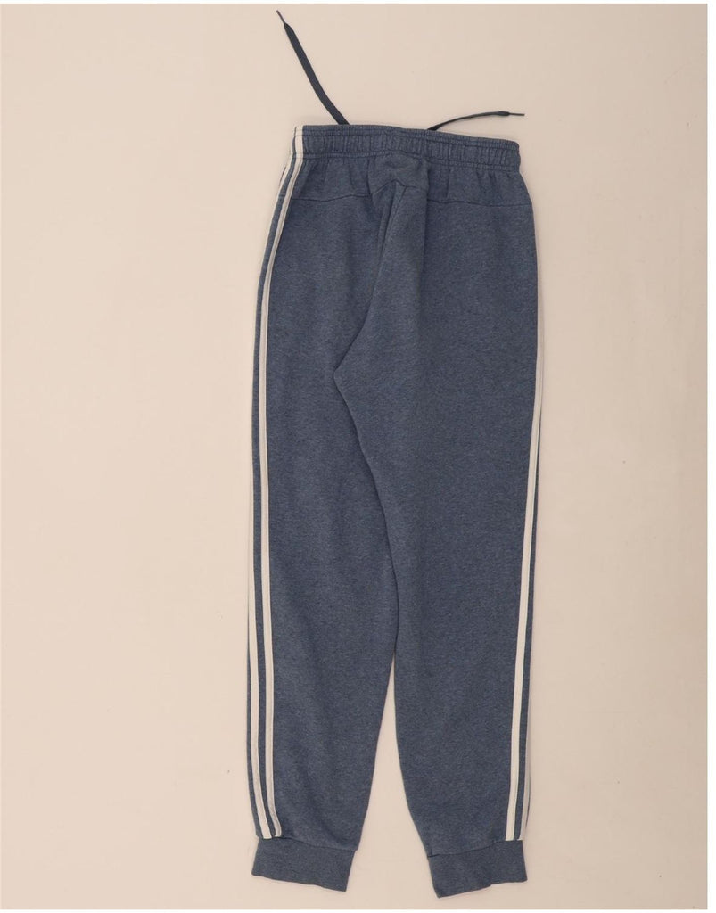 ADIDAS Mens Tracksuit Trousers Joggers Small Blue Cotton Vintage Adidas and Second-Hand Adidas from Messina Hembry 