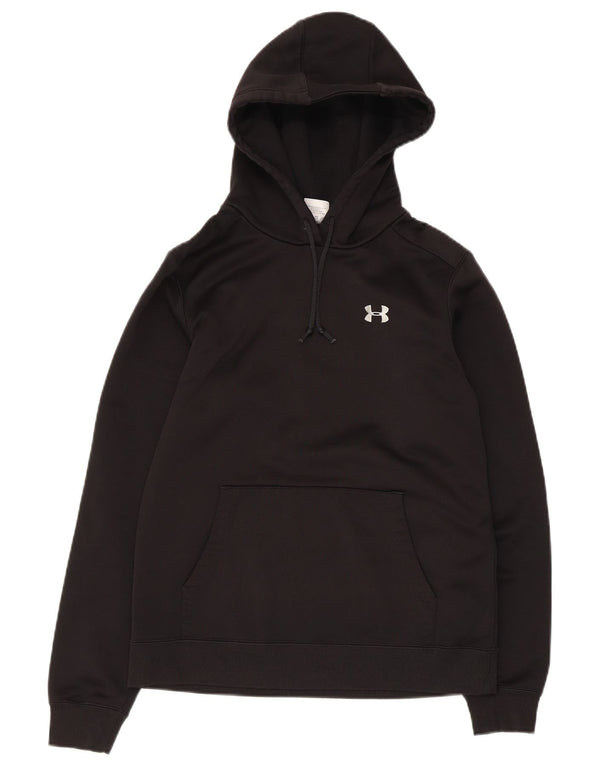 Under Armour Womens Hoodie Jumper UK 10 Small Black Polyester