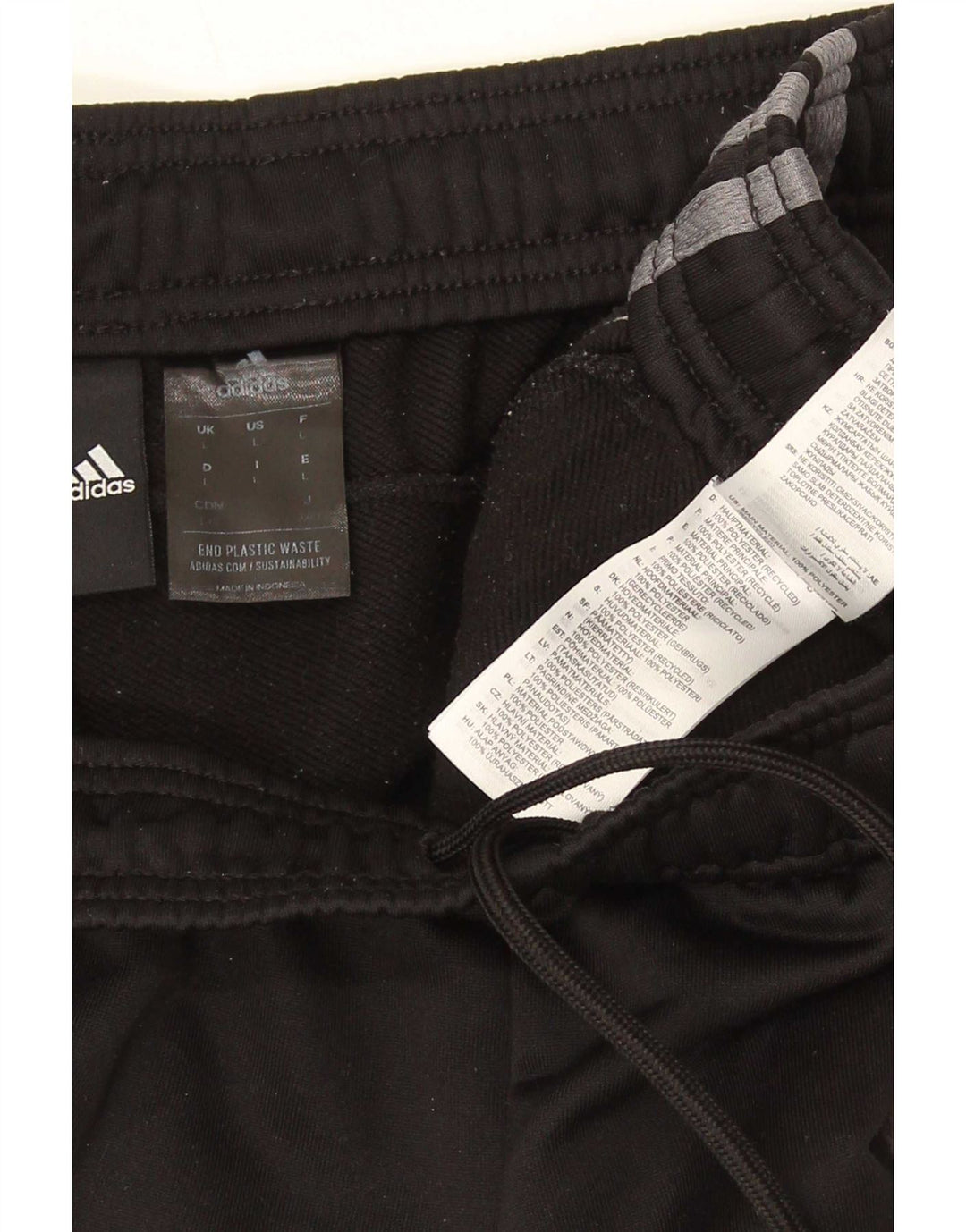 Adidas Mens Aeroready Tracksuit Trousers Large Black Polyester