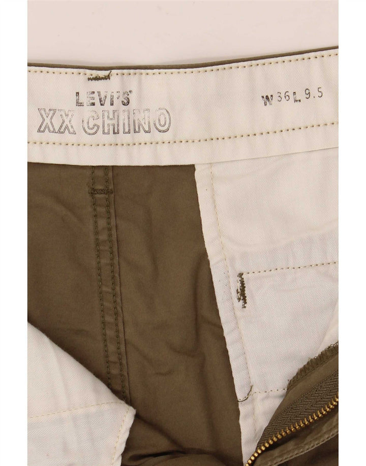 Levi's Mens Chino Shorts W36 Large Khaki Cotton