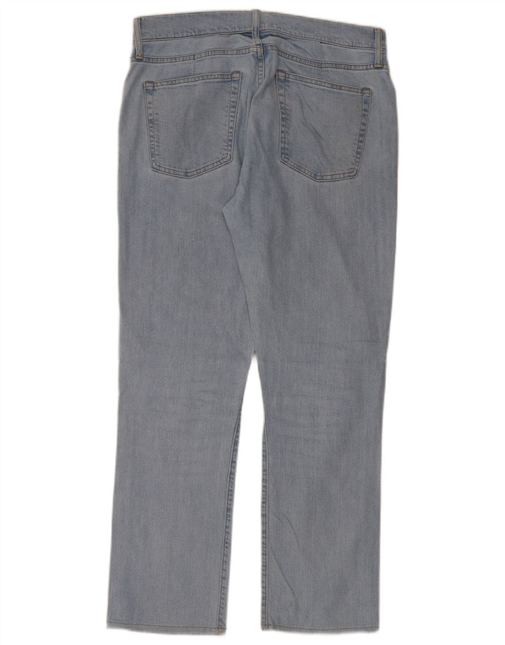 J. Crew Mens 770 Straight Jeans W34 L32 Blue Cotton