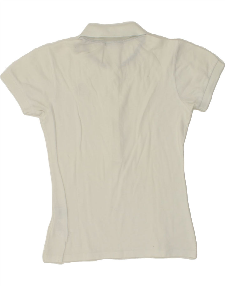 NORTH SAILS Womens Polo Shirt UK 10 Small White Cotton Vintage North Sails and Second-Hand North Sails from Messina Hembry 