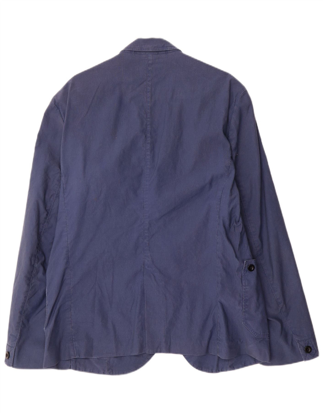 Hugo Boss Mens 3 Button Blazer Jacket EU 52 XL Blue Cotton