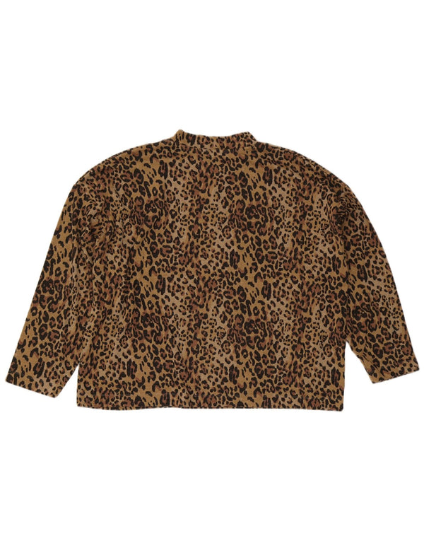 Marks & Spencer Womens Turtle Neck Jumper Sweater UK 22 3XL Brown