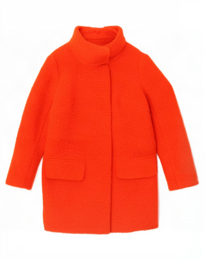Karen Millen Womens Overcoat UK 8 Small Red Wool