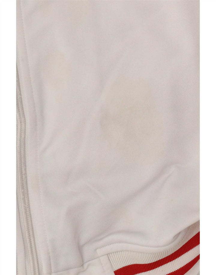 Kappa Mens Tracksuit Top Jacket 2XL White Colourblock Polyester