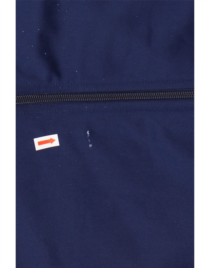 ADIDAS Mens Tracksuit Top Jacket Large Navy Blue