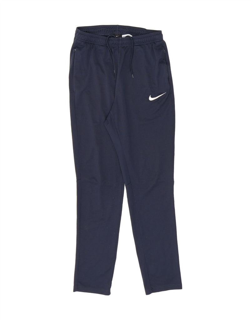 NIKE Mens Dri Fit Tracksuit Trousers Medium Navy Blue Polyester Vintage Nike and Second-Hand Nike from Messina Hembry 