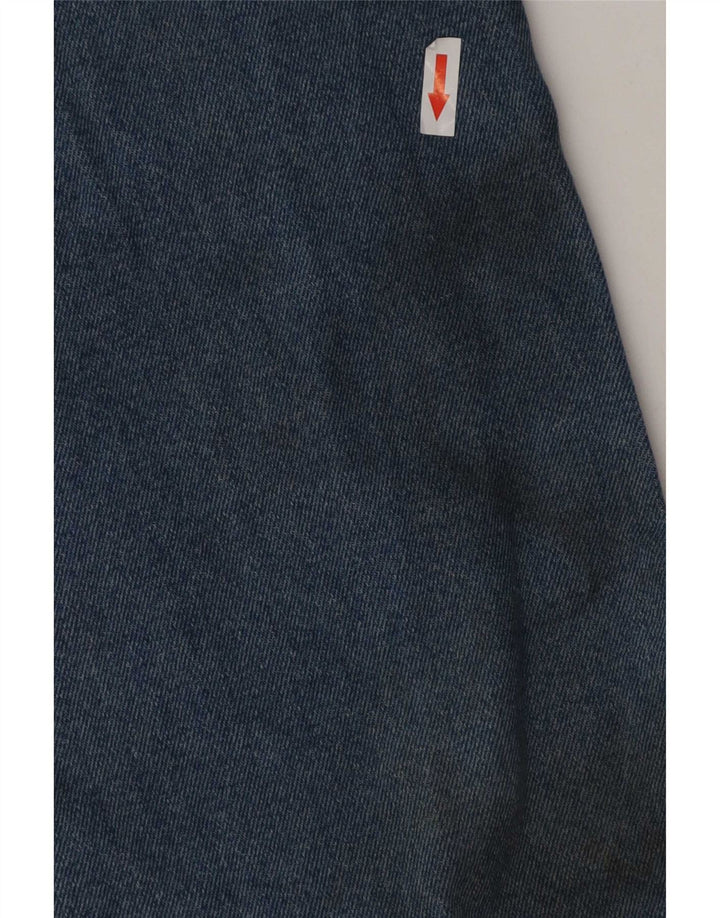 Wrangler Mens Straight Jeans W34 L30 Blue Cotton