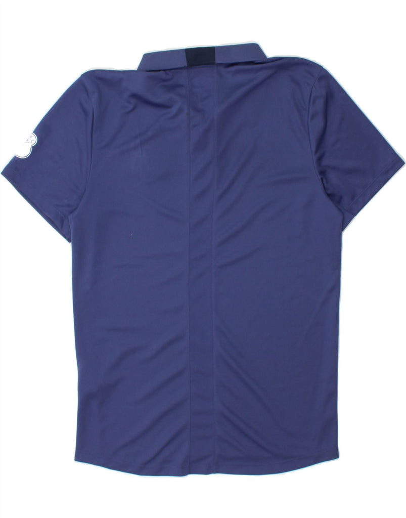 UMBRO Mens Ireland Graphic Polo Shirt Medium Navy Blue Polyester Vintage Umbro and Second-Hand Umbro from Messina Hembry 