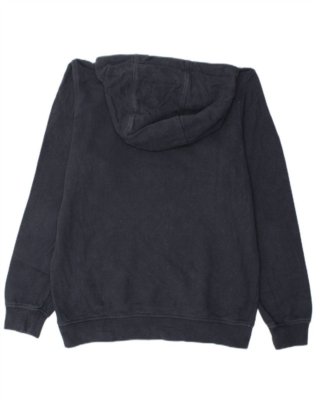 Helly Hansen Mens Graphic Hoodie Jumper Medium Navy Blue Cotton