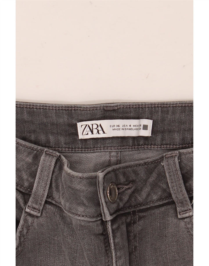 Zara Womens Bootcut Jeans EU 36 XS W26 L26 Grey
