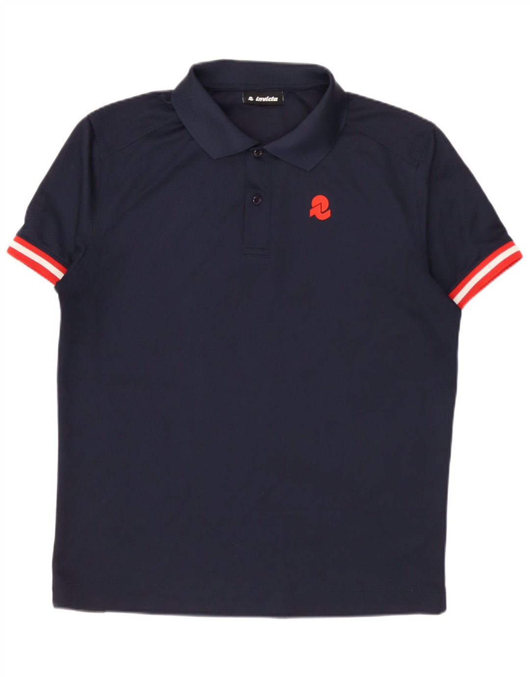 Invicta Mens Polo Shirt Small Navy Blue Polyester