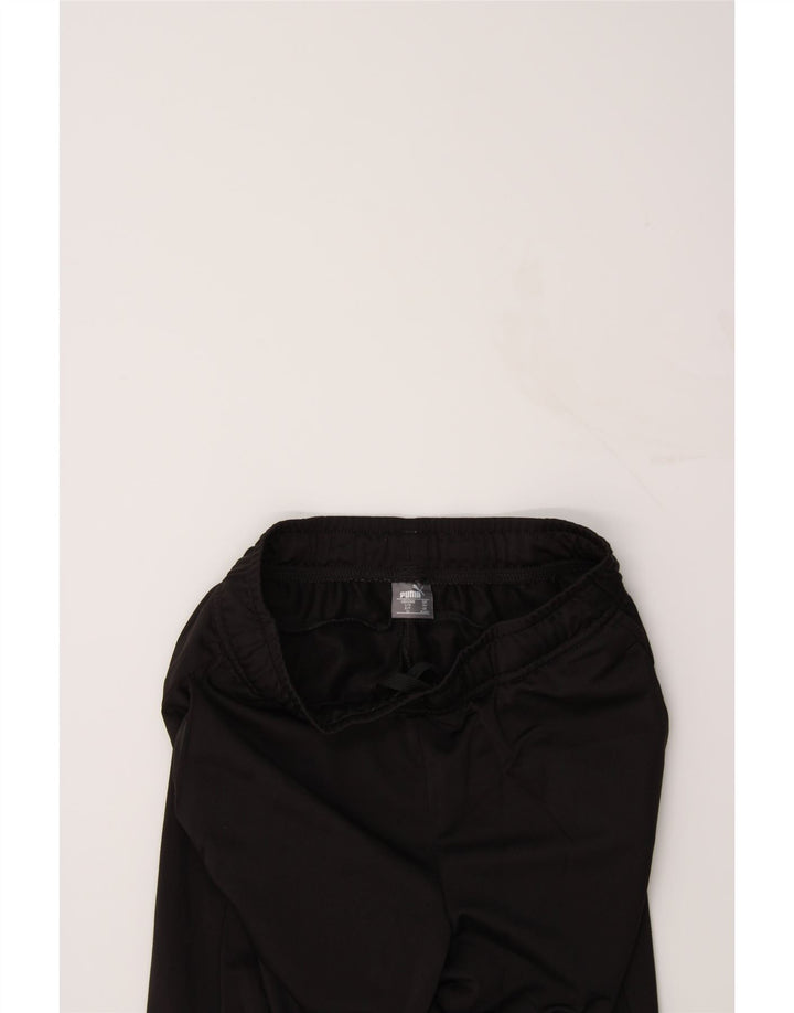 PUMA Boys Tracksuit Trousers 11-12 Years  Black Polyester Vintage Puma and Second-Hand Puma from Messina Hembry 