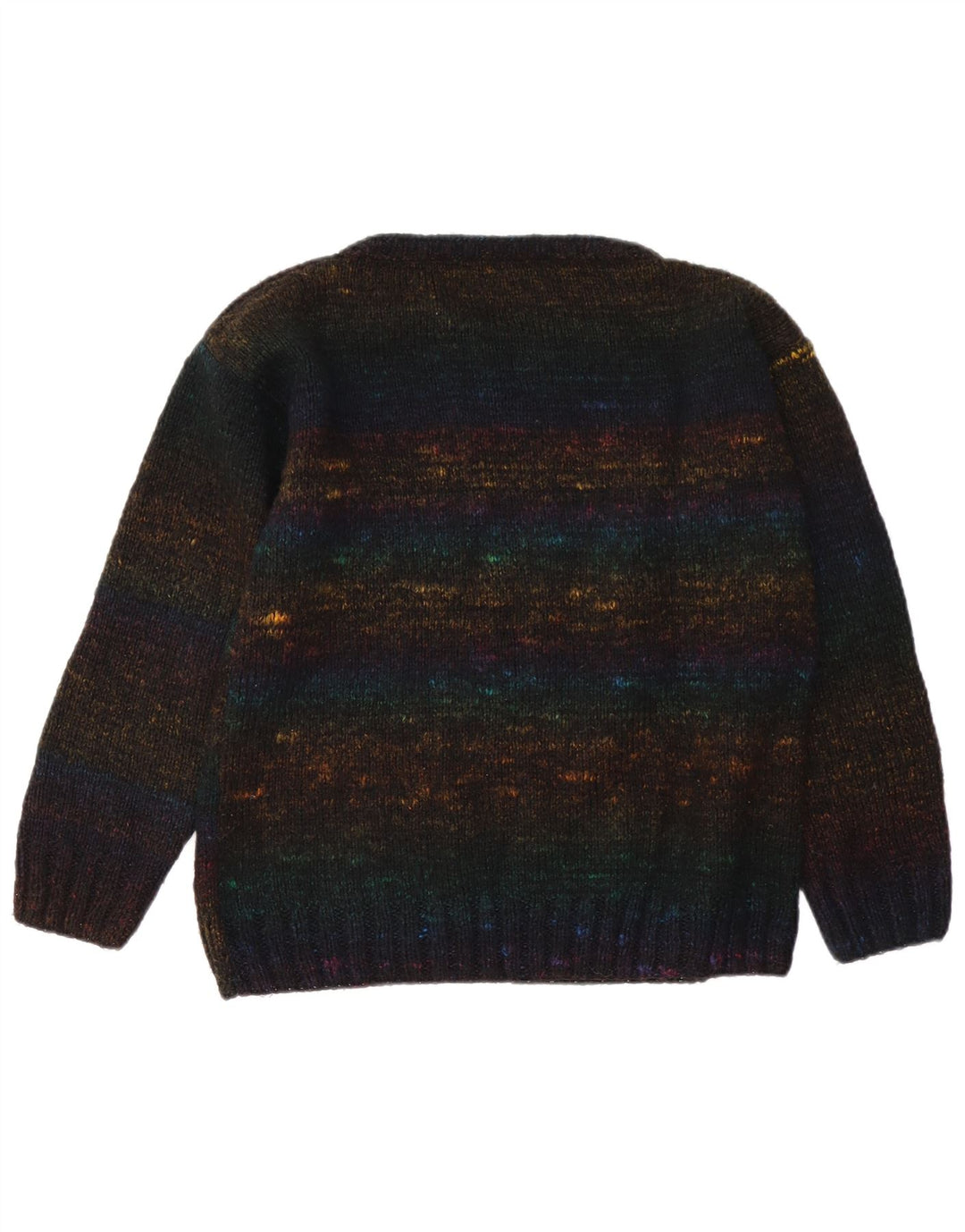 VINTAGE Womens Boat Neck Jumper Sweater UK 16 Large Multicoloured Flecked