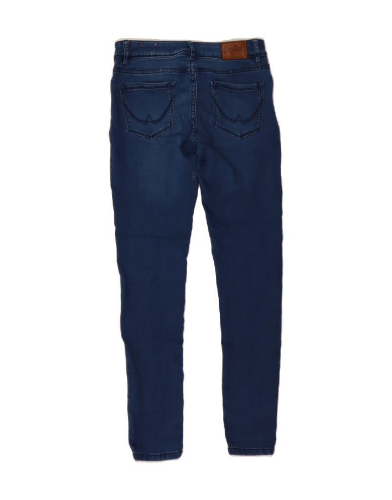 SUPERDRY Womens Skinny Jeans W27 L30 Blue Cotton Vintage Superdry and Second-Hand Superdry from Messina Hembry 