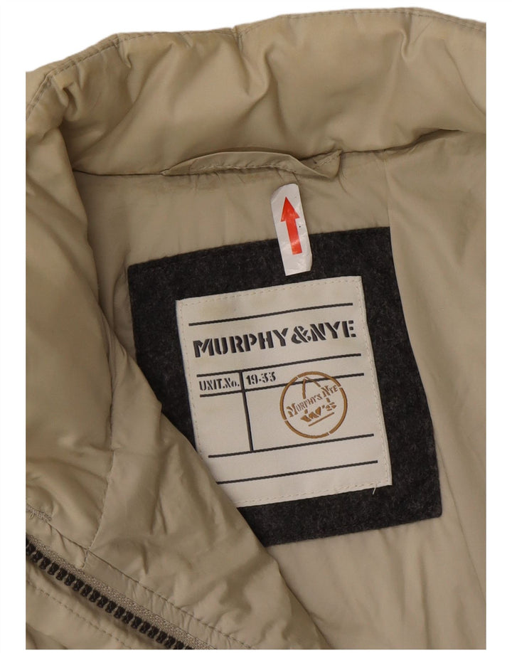 Murphy & Nye Womens Quilted Jacket UK 18 XL Beige Polyamide