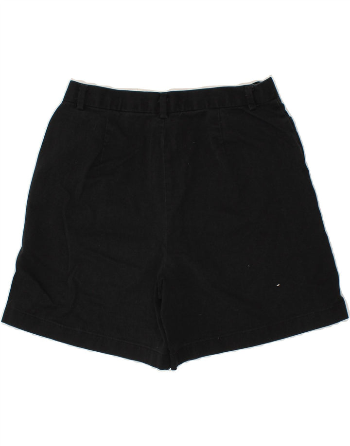 DOCKERS Womens Petite Casual Shorts US 6 Medium W25 Black Cotton Vintage Dockers and Second-Hand Dockers from Messina Hembry 