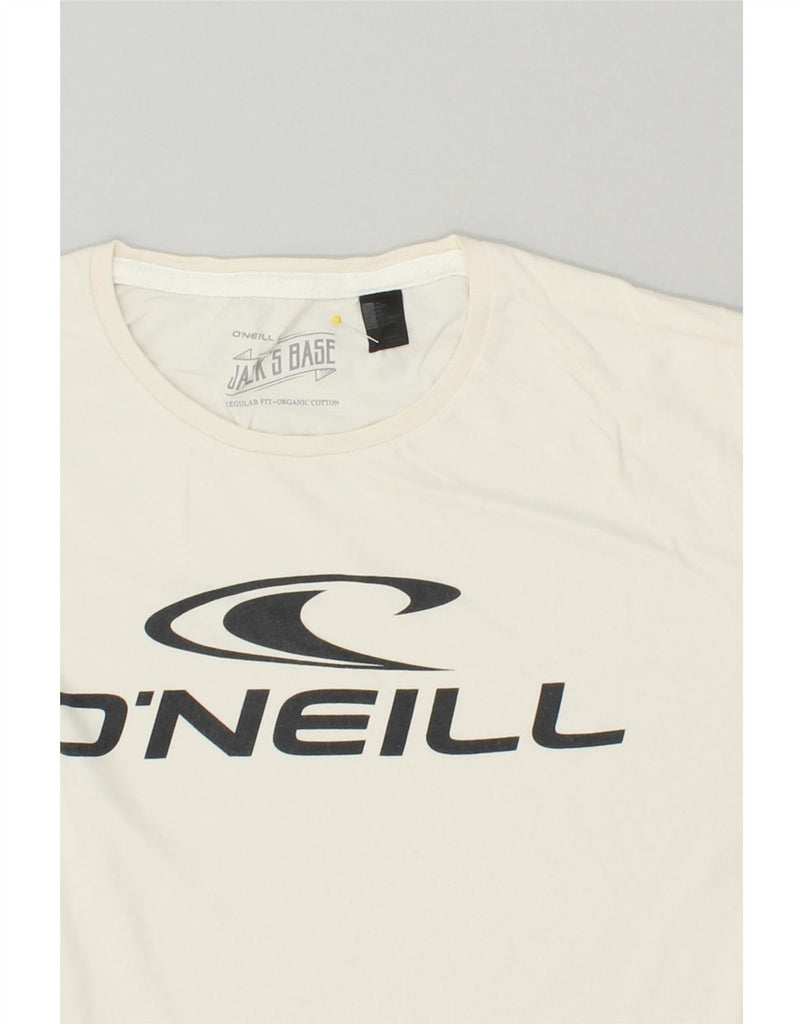 O'NEILL Womens Graphic T-Shirt Top UK 18 XL White Cotton | Vintage O'Neill | Thrift | Second-Hand O'Neill | Used Clothing | Messina Hembry 