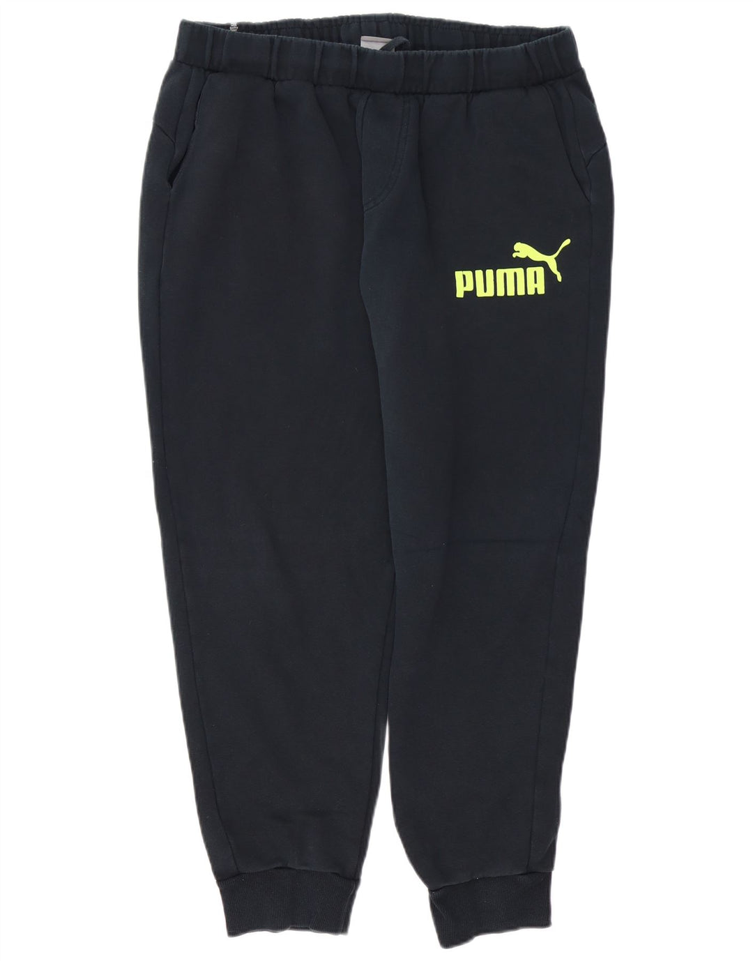 PUMA Mens Tracksuit Trousers Joggers XL  Navy Blue Cotton