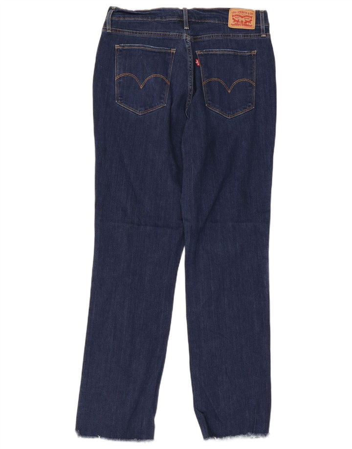 Levi's Womens 724 High Rise Straight Jeans W32 L32  Blue