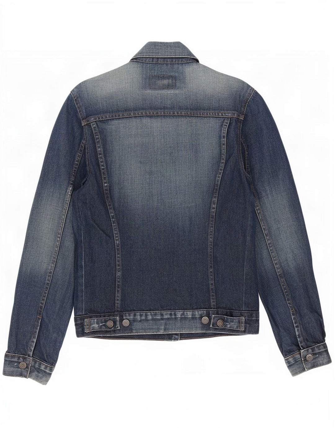 Levi's Mens Denim Jacket UK 36 Small Navy Blue Cotton