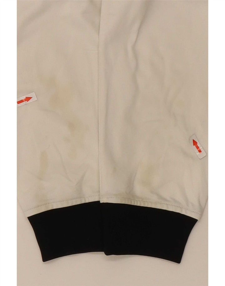 Nike Boys Tracksuit Top Jacket 10-11 Years Medium White Colourblock Sports