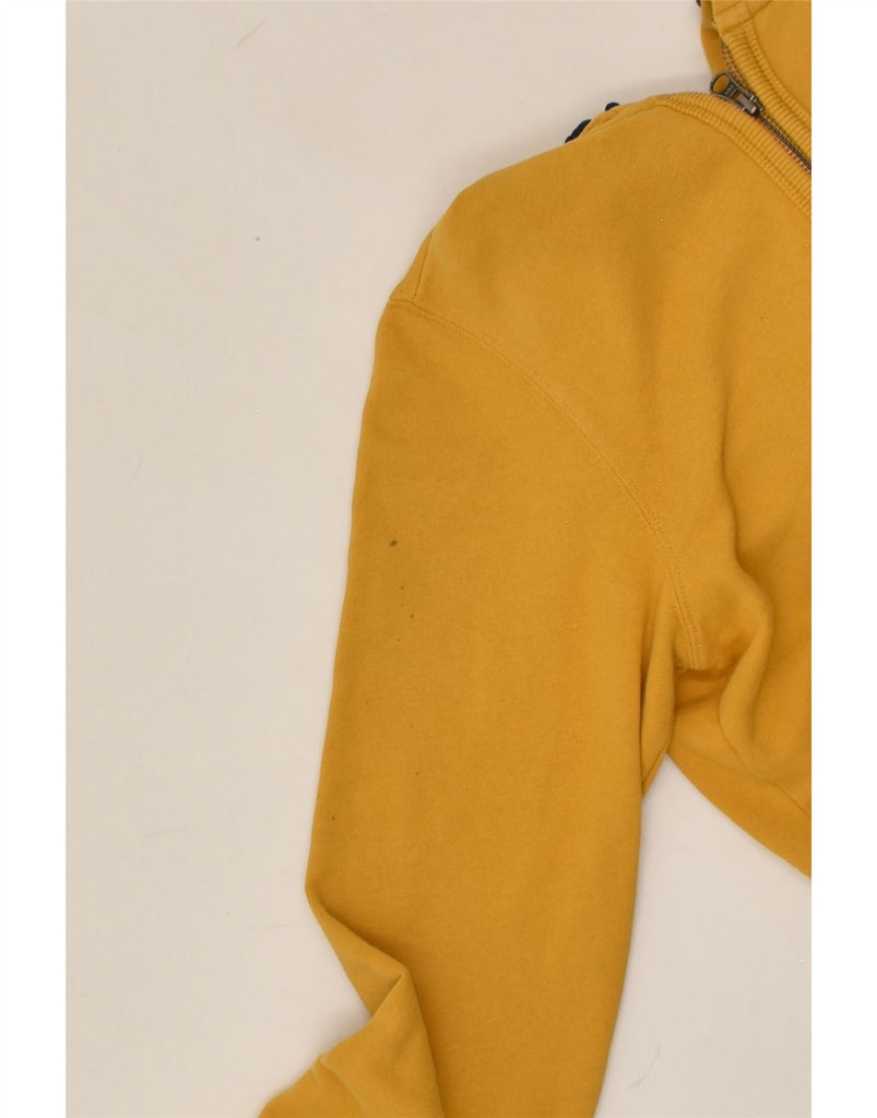 TIMBERLAND Boys Zip Hoodie Sweater 11-12 Years XS Yellow Cotton | Vintage Timberland | Thrift | Second-Hand Timberland | Used Clothing | Messina Hembry 