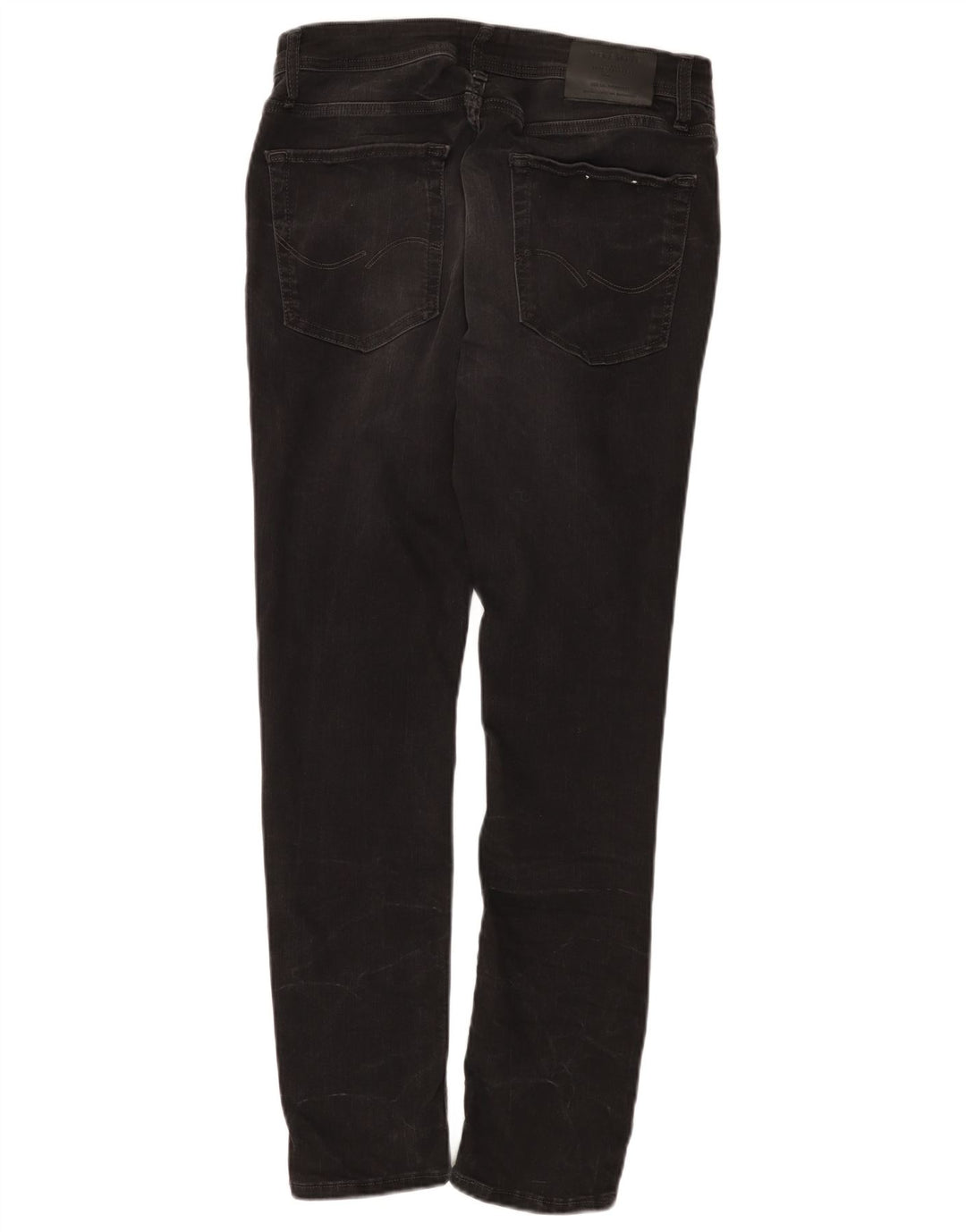 Jack & Jones Mens Slim Jeans W34 L30 Black Cotton