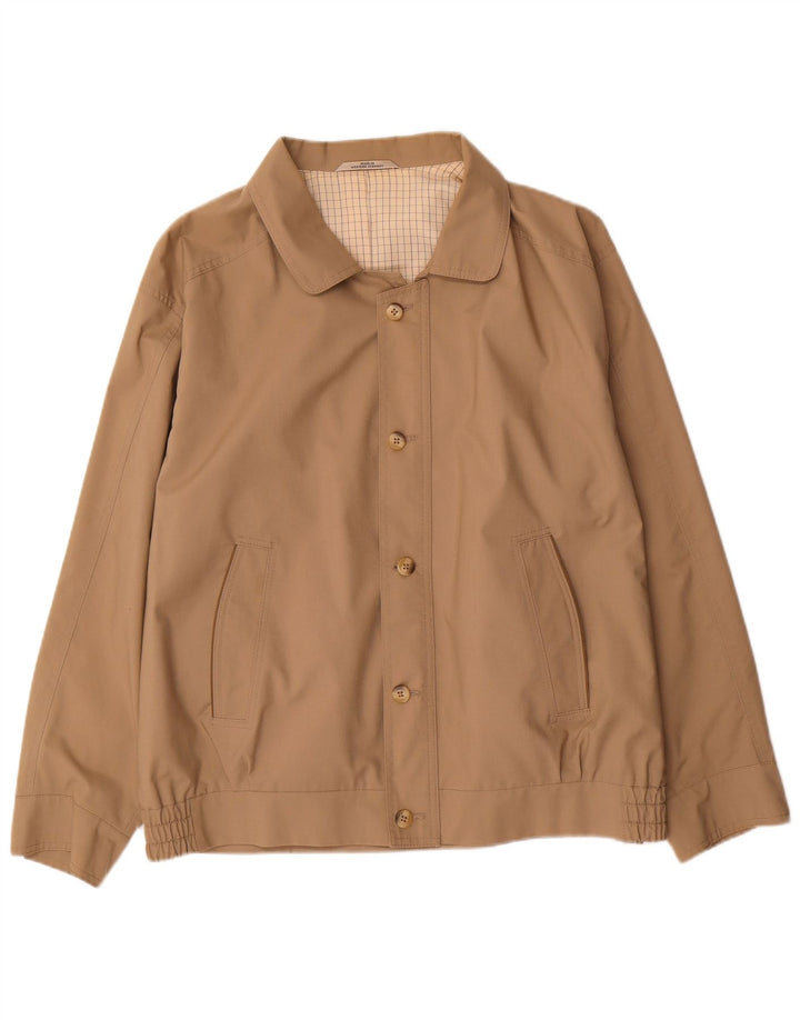 NINO Mens Bomber Jacket UK 42 XL Beige Polyester