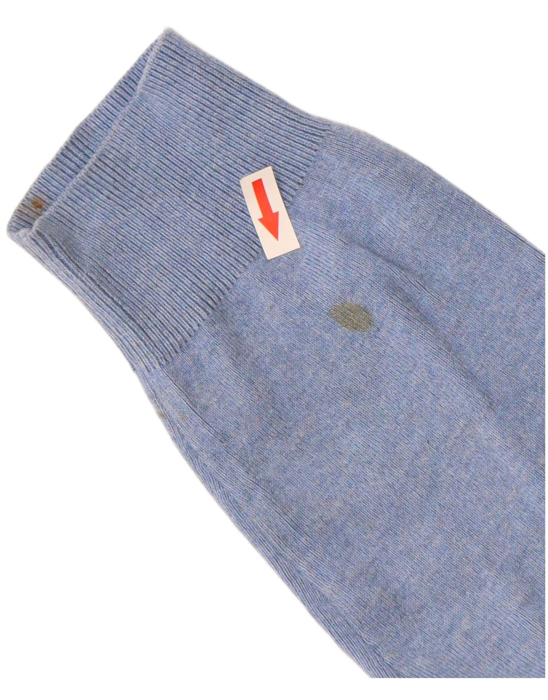 Polo Ralph Lauren Mens V-Neck Jumper Sweater Medium Blue Cotton