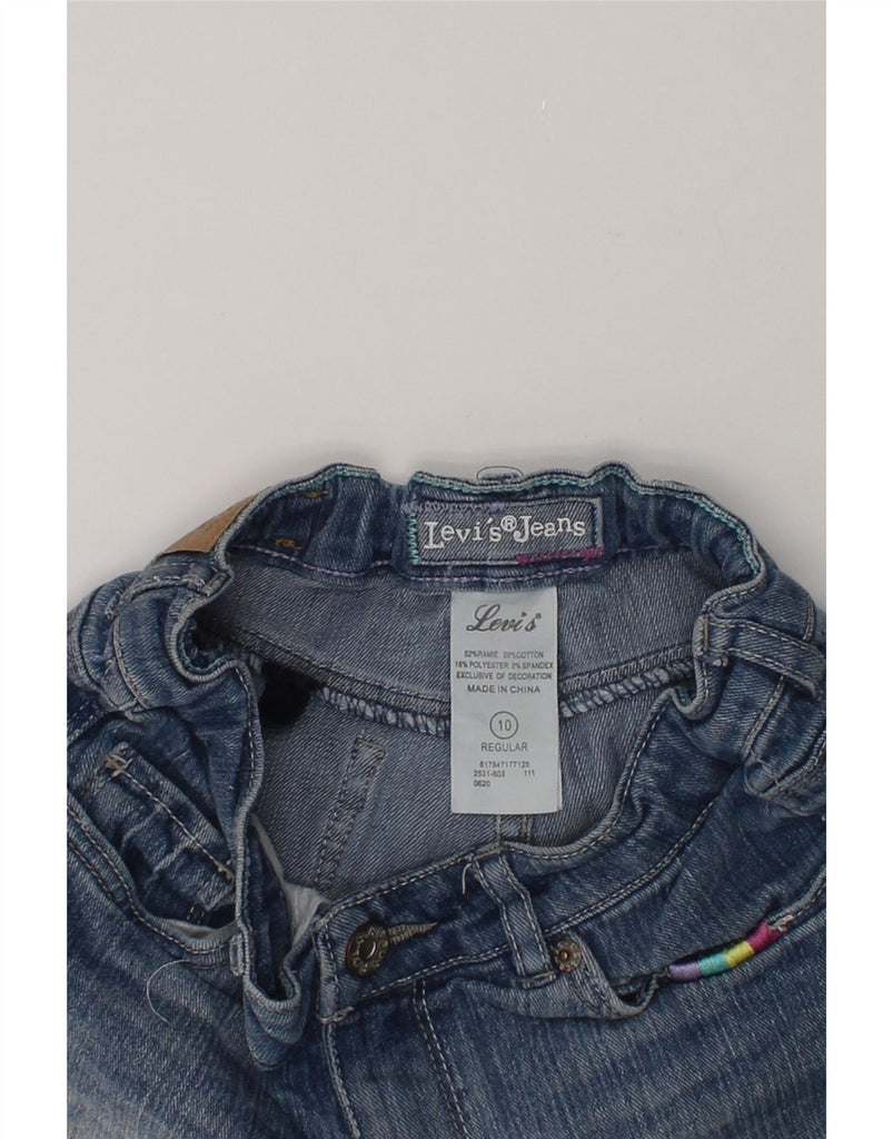 LEVI'S Girls Denim Shorts 9-10 Years W24  Blue Ramie | Vintage Levi's | Thrift | Second-Hand Levi's | Used Clothing | Messina Hembry 