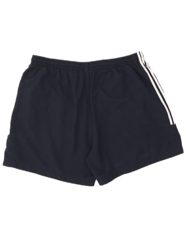 Adidas Womens Sport Shorts UK 16 Large Navy Blue