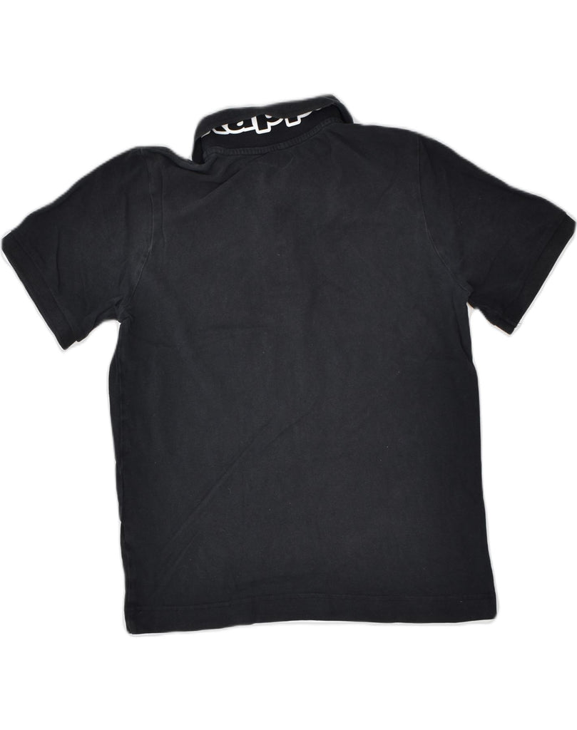 KAPPA Mens Polo Shirt XS Black Cotton | Vintage | Thrift | Second-Hand | Used Clothing | Messina Hembry 