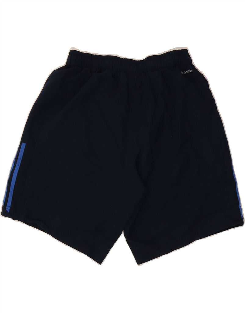 ADIDAS Mens Climalite Sport Shorts Medium  Navy Blue Polyester Vintage Adidas and Second-Hand Adidas from Messina Hembry 