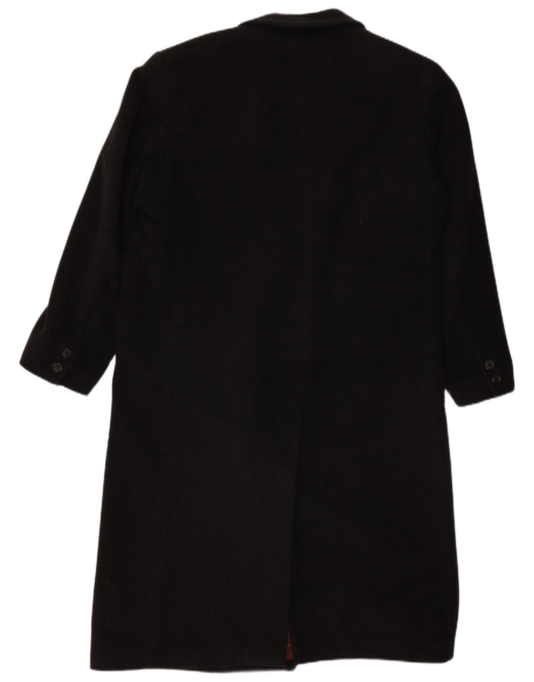 BUGATTI Mens Loose Fit Double Breasted Coat IT 48 Medium Black Wool